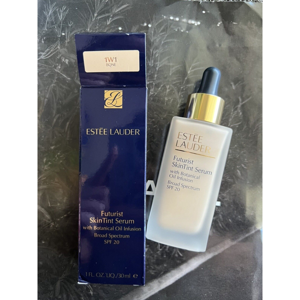 Estee Lauder~Futurist SkinTint Serum Foundation w/ SPF20 1W1 Bone 1oz New